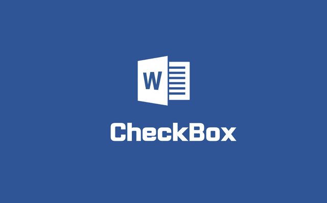 워드 로고 CheckBox 타이포