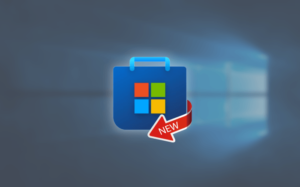 windows 바탕화면 과 Windows Microsoft 스토어 아이콘