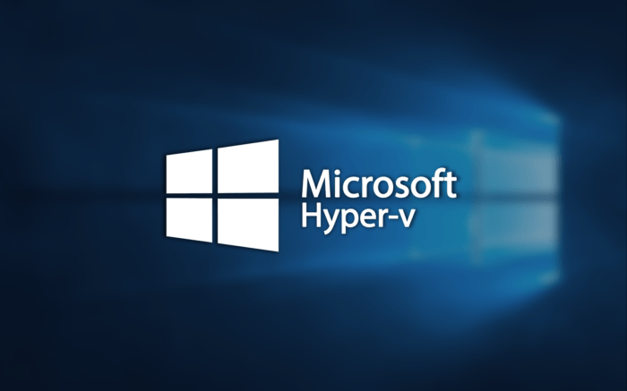 windows 배경 화면 과 하이퍼 V 로고