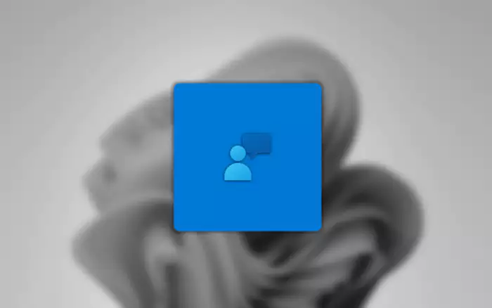 Windows 바탕화면 과 피드백 허브 아이콘