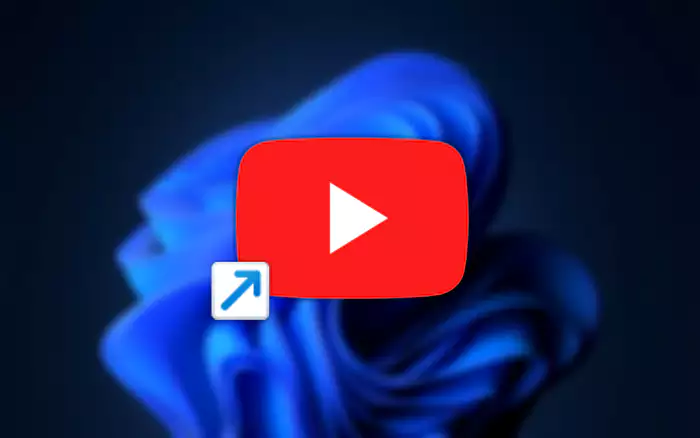 Windows 바탕화면과 유튜브 바로가기 아이콘