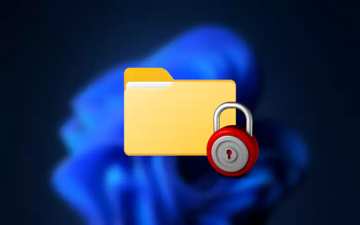 Windows 바탕화면위 폴더 아이콘 과 자물쇠 아이콘