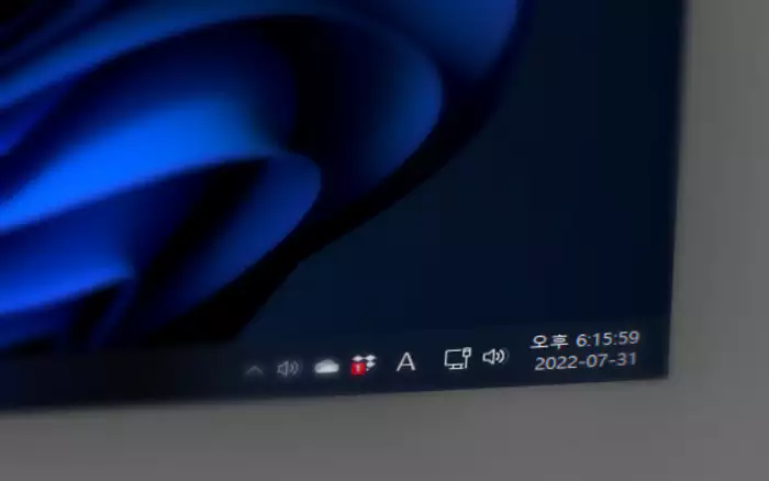WWWW 윈도우 작업 표시줄 초단위 표시