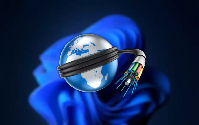 Windows 기본 바탕화면 과 네트워크 이미지