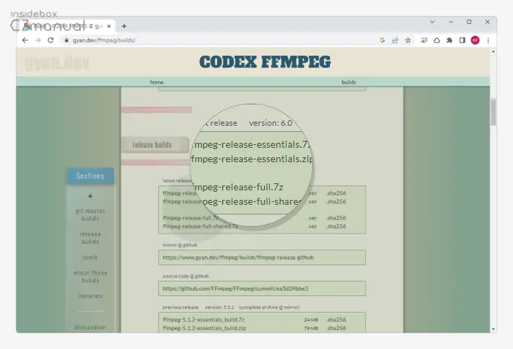 윈도우에서 FFmpeg 동영상 변환도구 사용하기 설치 및 기본 사용법 - insideBOX