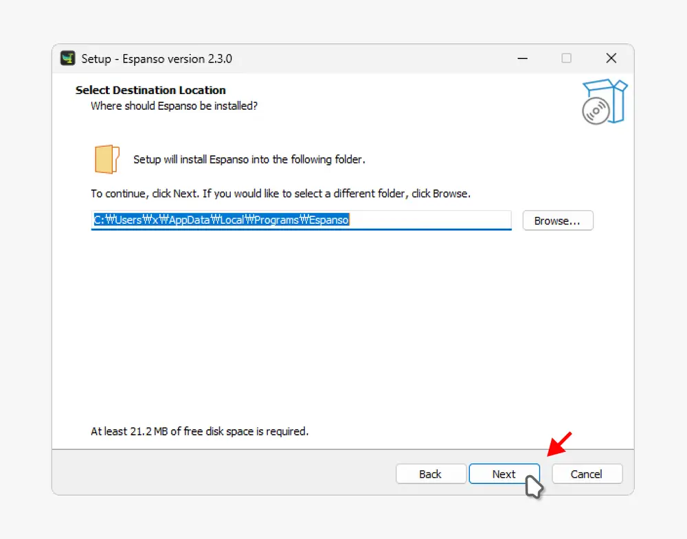Select-Destination-Location