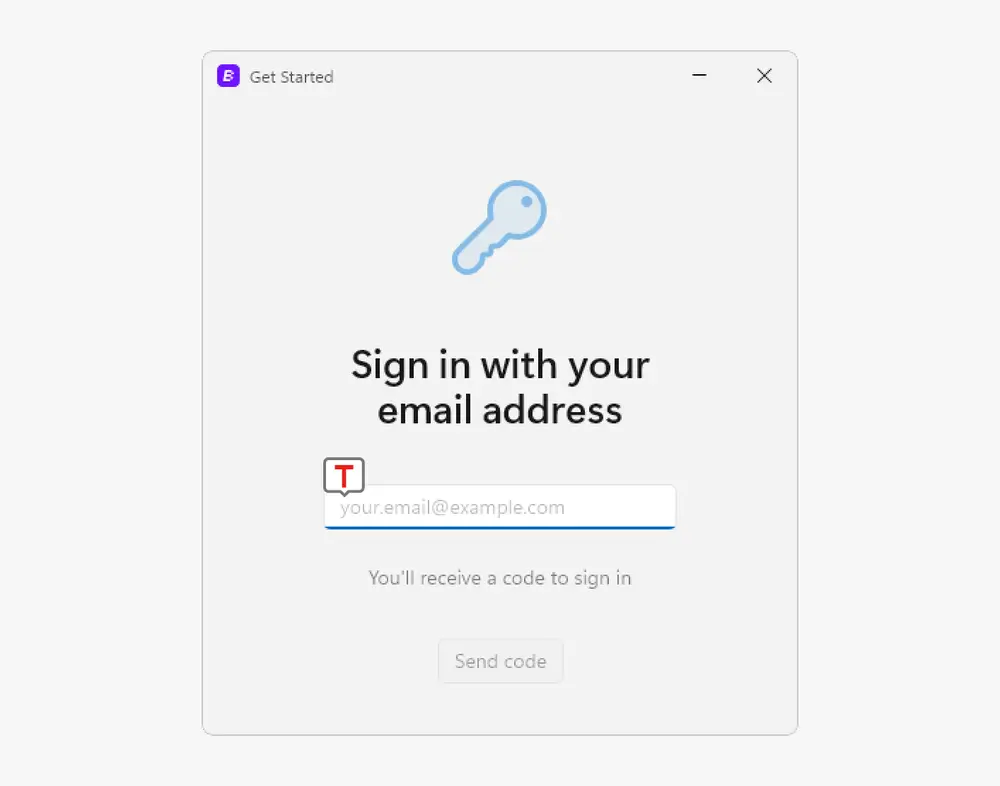 사용할-이메일-입력-후-Send-code