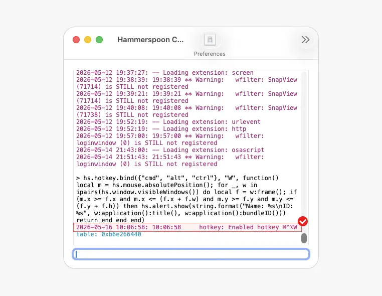 Enabled hotkey Enabled-hotkey